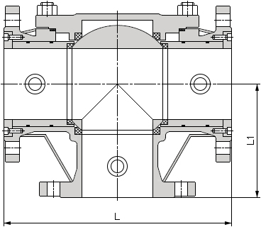 保溫L型三通球閥